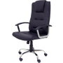 FORÖL Sillón Guadalimar con Mecanismo Basculante y Brazos Fijos, Negro